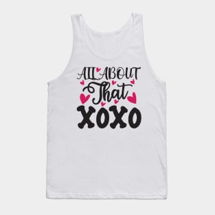 All About The XOXO Tees Valentines Day Tank Top